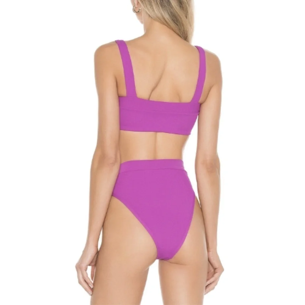 NWT L*Space Lee Lee Top & Frenchi Bitsy Bottoms 2 Pc. Bikini Set in Pita…